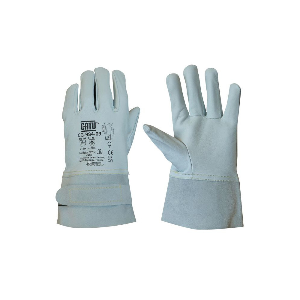 Sur-gants courts en cuir pour gants isolants BT Sur-gants courts en cuir pour gants isolants BT
