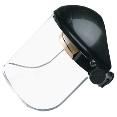 Pare-visage standard, écran en polycarbonate transparent