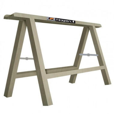 Tréteau pliant hêtre - hauteur 770 mm - longueur 800 mm - section 50 x 24 mm