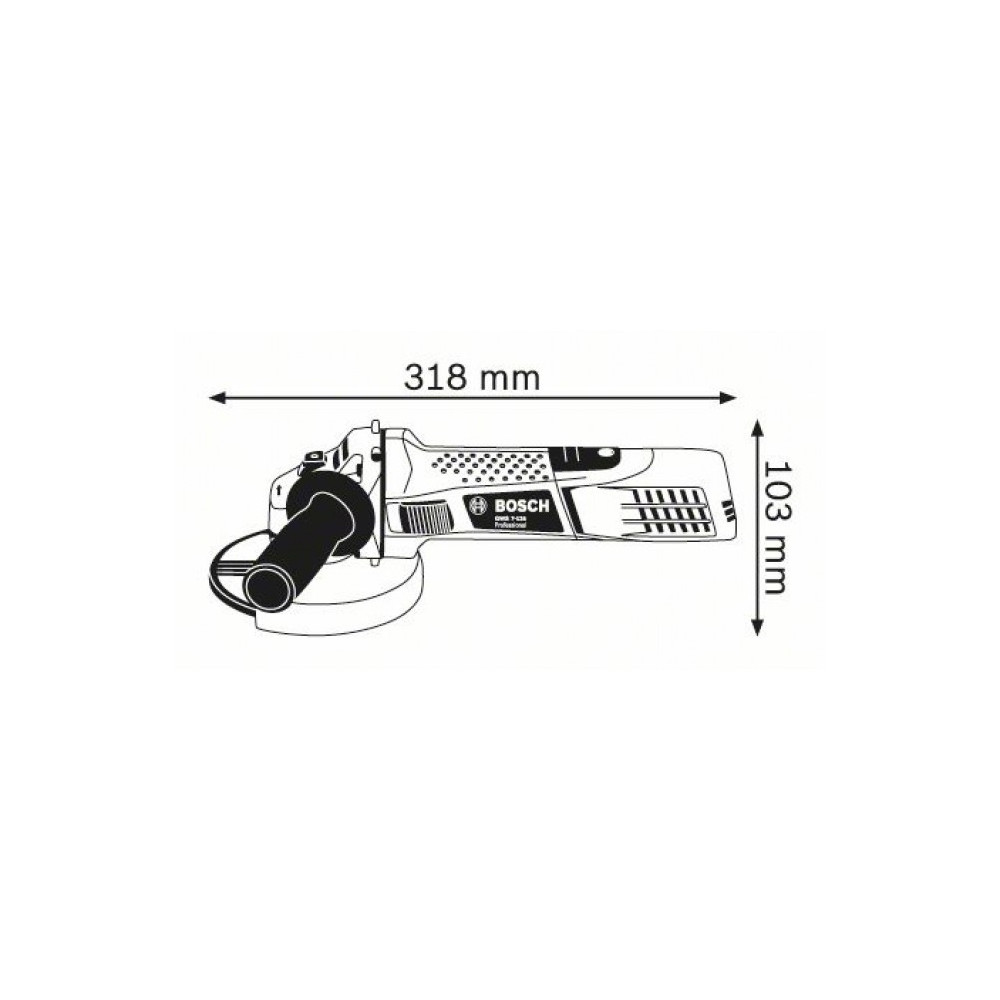 Meuleuse 125 mm 720 W GWS 7-125 BOSCH