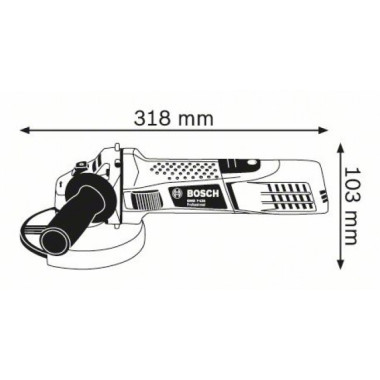 Meuleuse 125 mm 720 W GWS 7-125 BOSCH