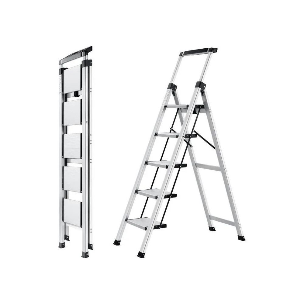 Echelle aluminium pliable 5 marches