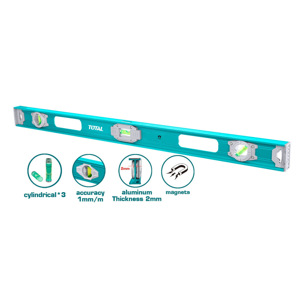 Niveau tubulaire professionnel - orientable à 180° - I-Beam 180 Niveau tubulaire professionnel - orientable à 180° - I-Beam 180