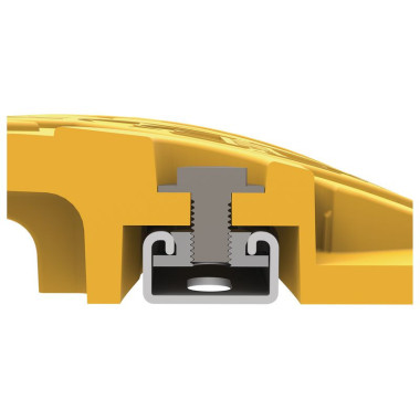 Kit ralentisseur 75 mm avec rail - 8 km/h
