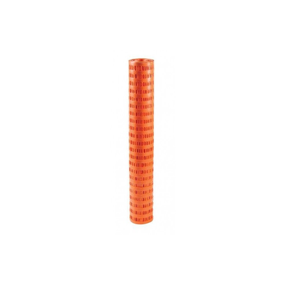 Filet de balisage orange pour chantiers haute résistance anti UV - 1x50m Filet de balisage orange pour chantiers haute résistance anti UV - 1x50m