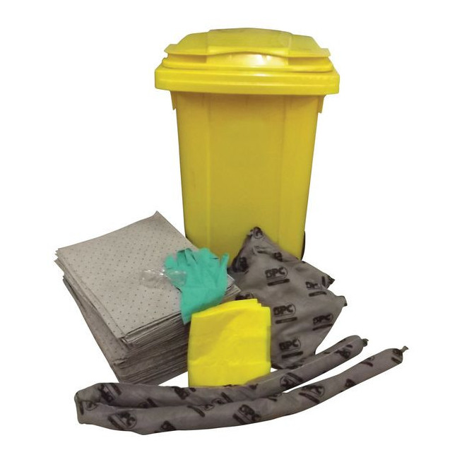 Kits absorbants pour liquides industriels en conteneur