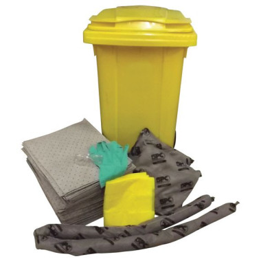 Kits absorbants pour liquides industriels en conteneur